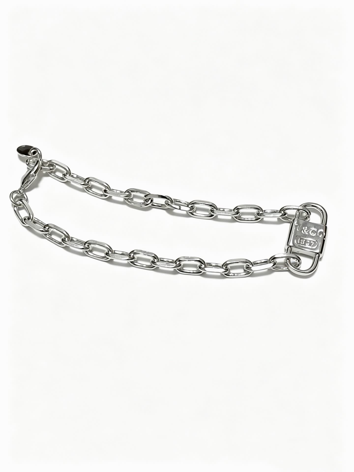 Tiffany & Co. Lock Charm Bracelet